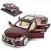 BDTCTK 132 Compatible for Lexus Ls500h Model Car Zinc Alloy Pull Back Toy car with Sound and Light for Kids Boy Girl GiftBrown - Image 2
