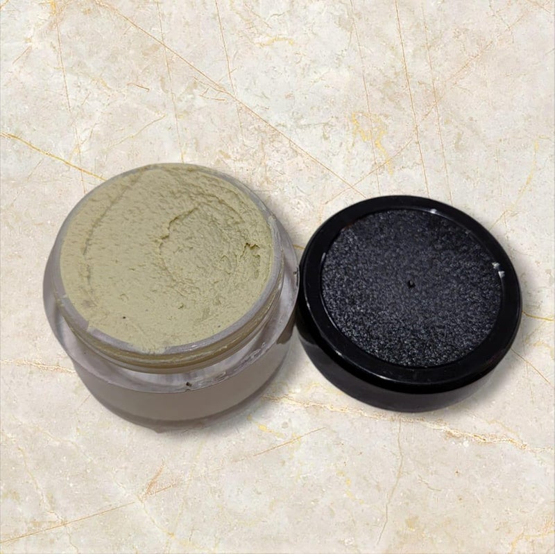Generic Avacado Night Cream Powder Set  Loose New Beige Black