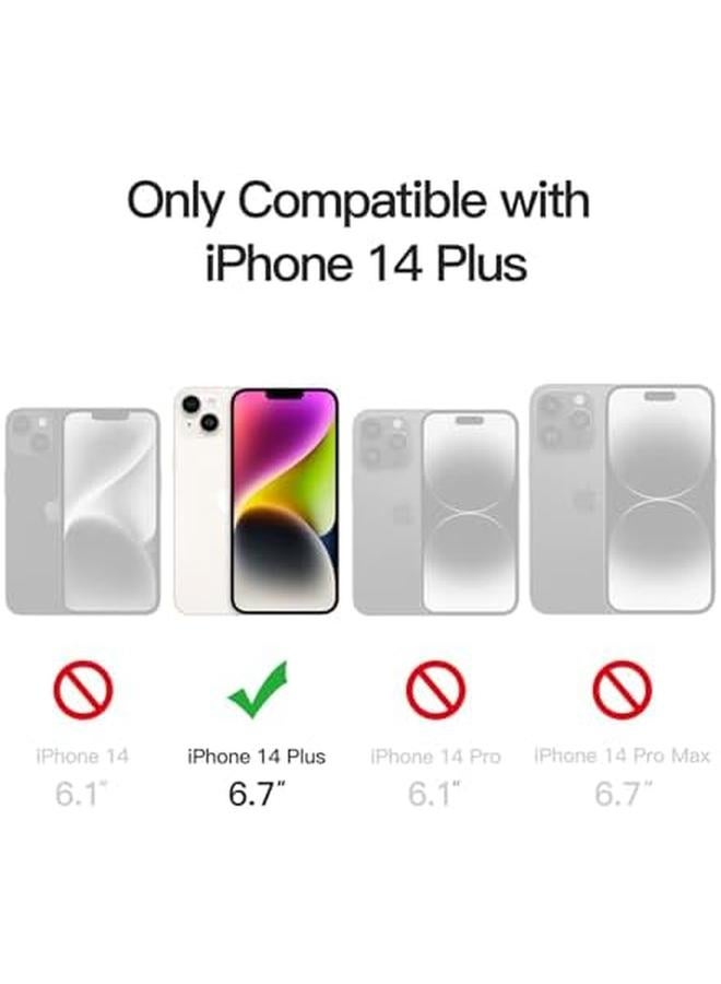 Jetech Matte Case For Iphone 14 Plus 6.7 Inch Shockproof Military Grade Drop Protection Frosted Translucent Back Phone Cover Anti Fingerprint Starlight - Image 2