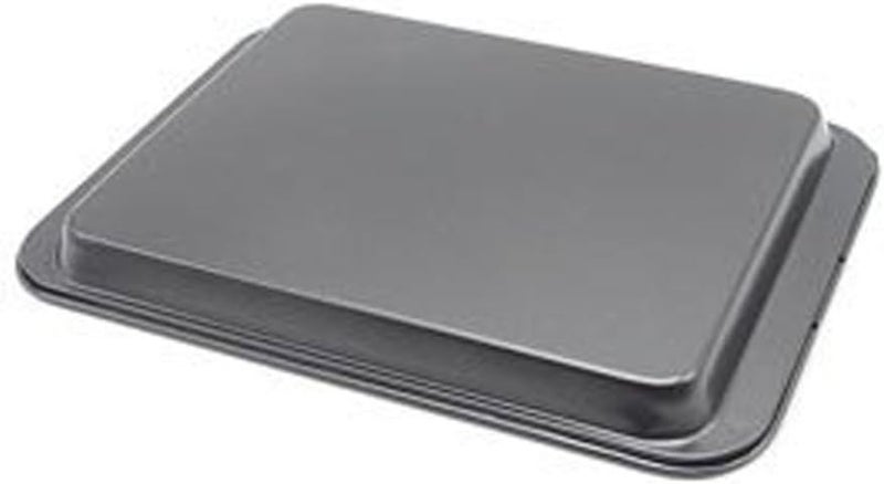SCC Little Small Baking Sheets Nonstick Set of 2 (9.5inch X 7.1inch) - 8 Inch Nonstick Baking Toaster Oven Tray Cookie Sheets, 1 or 2 Person Household - Image 3