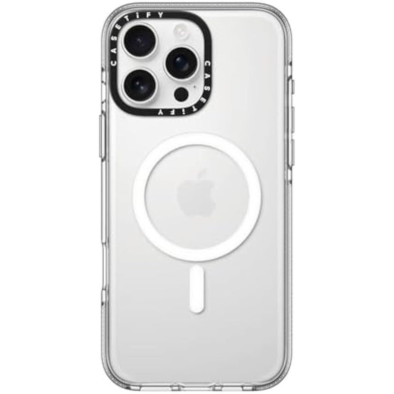 Casetify Clear iPhone 16 Pro Max Case 【Not Yellowing / 6.6 ft. 3X Military Grade Drop Prootection/Compatible with Magsafe】 - Clear - Image 1