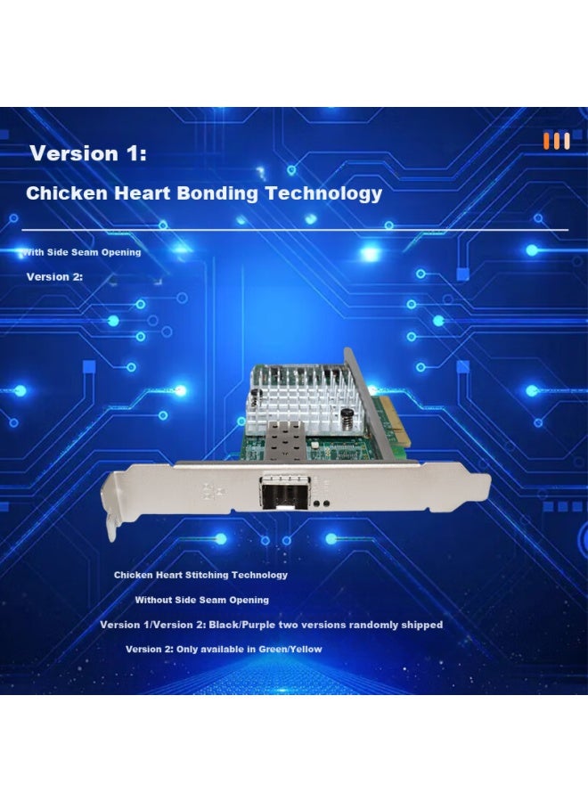 Percko Intel 82599 Chip Pci-Ex8 10G 10 Gigabit Fiber Optic Network Card X520-Da1 Sfp+ Server E10G41Bf Compatible With X520T1 M2 To 10 Gigabit Network Card - Image 4