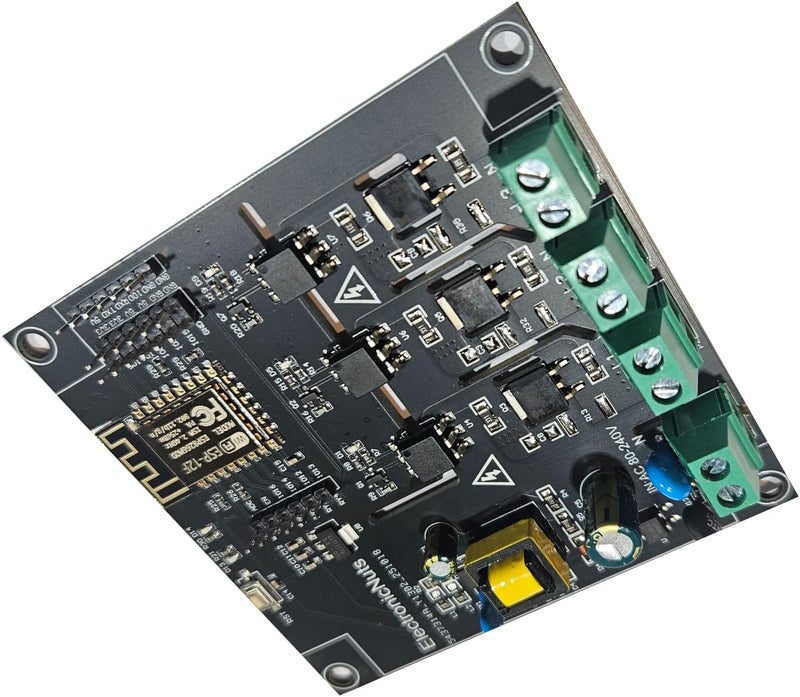 ElectronicNuts Wi-Fi 3 Channel Light Voltage ON/Off Controller/Sequencer/Chaser Noiseless Quite Controllable by WiFi / ESP8266, Compatible AC Voltage 100V-240V 50/60HZ Output Expandable. - Image 4
