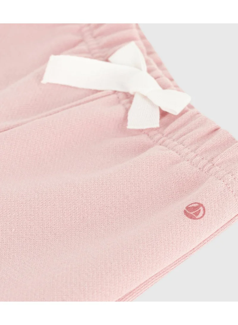 Petit Bateau Babies' plain cotton trousers