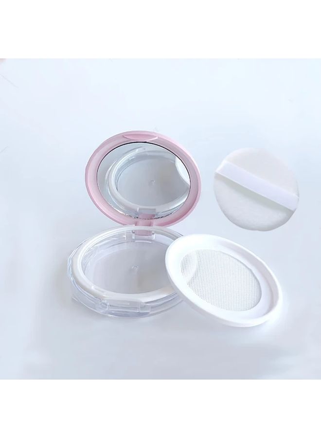 Pink Ultra Thin Makeup Case with Mirror and Stretch Mesh Portable Mini Cosmetic Bag Fragrance Free Mother Day Gift - Image 5