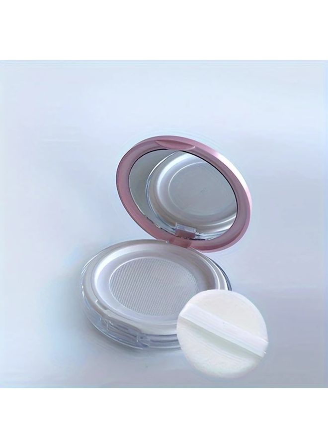 Pink Ultra Thin Makeup Case with Mirror and Stretch Mesh Portable Mini Cosmetic Bag Fragrance Free Mother Day Gift - Image 3