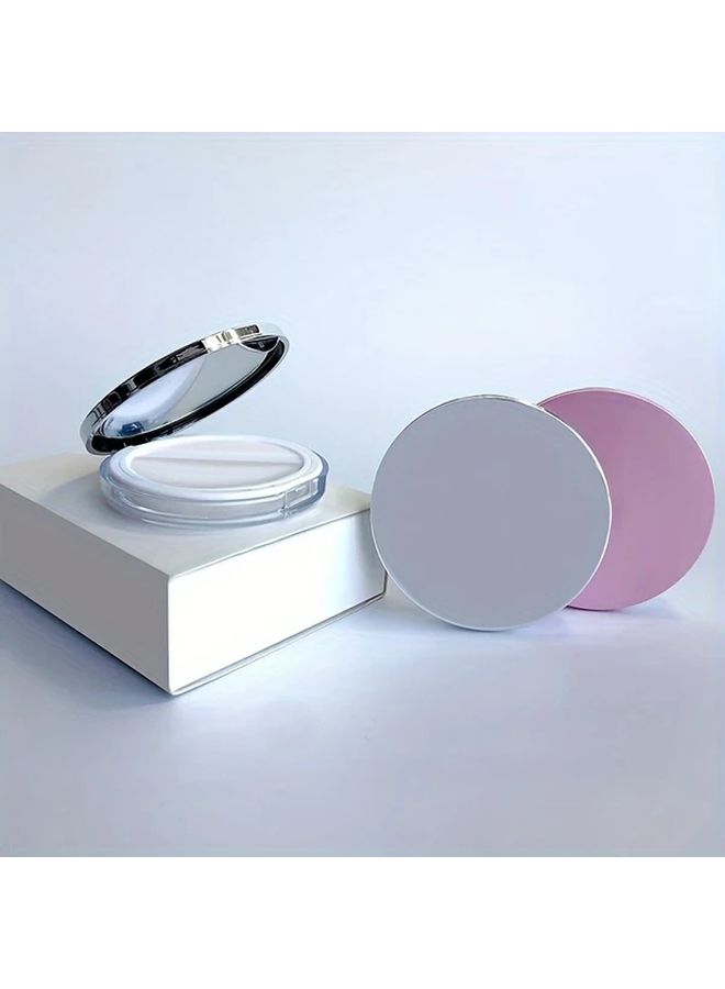 Pink Ultra Thin Makeup Case with Mirror and Stretch Mesh Portable Mini Cosmetic Bag Fragrance Free Mother Day Gift - Image 2