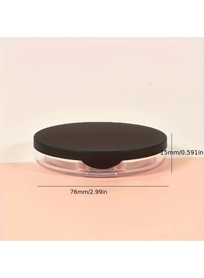 Pink Ultra Thin Makeup Case with Mirror and Stretch Mesh Portable Mini Cosmetic Bag Fragrance Free Mother Day Gift - Image 1