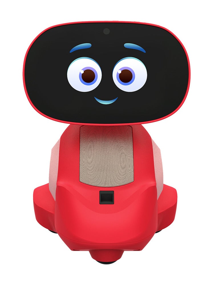 ميكو 3 روبوتات ذكية مدعومة بالذكاء الاصطناعي للأطفال، روبوت تعليمي لتعلم العلوم والتكنولوجيا والهندسة والرياضيات، روبوت تفاعلي يتحكم فيه الصوت مع تطبيق تحكم، قصص ديزني، تطبيقات البرمجة، ألعاب غير محدودة للبنات والأولاد من عمر 5-10 سنوات - أحمر - Image 1