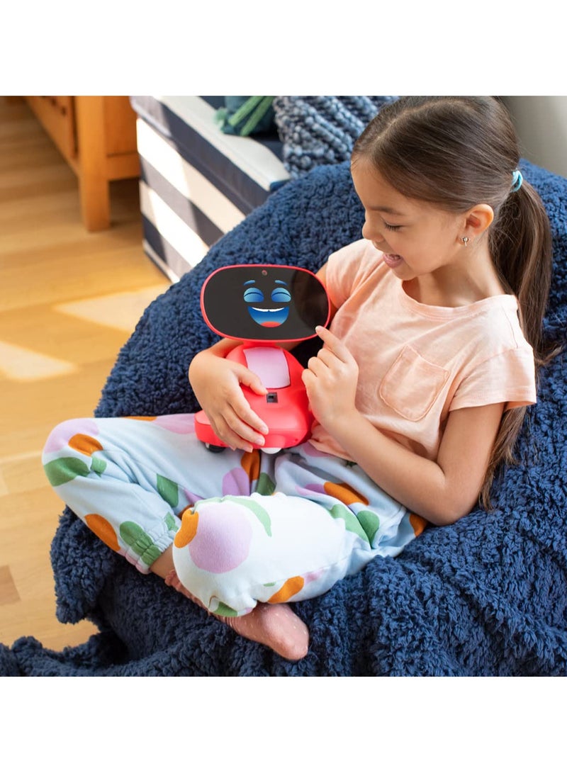 ميكو 3 روبوتات ذكية مدعومة بالذكاء الاصطناعي للأطفال، روبوت تعليمي لتعلم العلوم والتكنولوجيا والهندسة والرياضيات، روبوت تفاعلي يتحكم فيه الصوت مع تطبيق تحكم، قصص ديزني، تطبيقات البرمجة، ألعاب غير محدودة للبنات والأولاد من عمر 5-10 سنوات - أحمر - Image 4