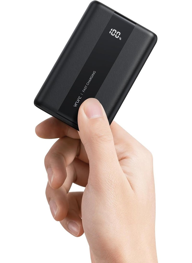 VRURC Power Bank 20000mAh smallest USB C 22.5W Portable charger PD & QC 3.0 Fast Charging power delivery Battery Bank LED Display Lightweight Compact Compatible with iPad, iPhone,Samsung - Image 2