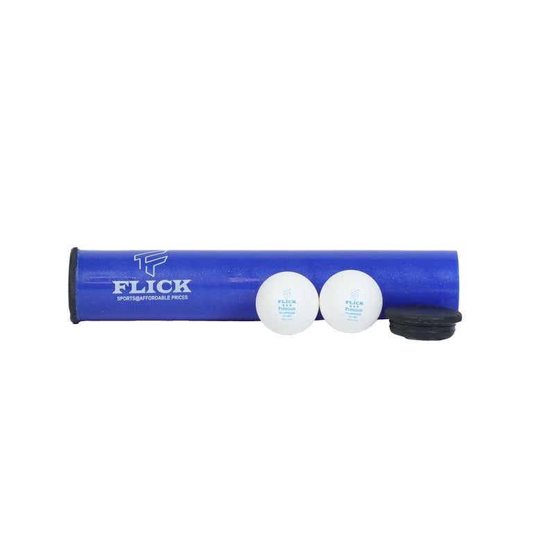FLICK Table Tennis Ball Box/Rubber Roller: Effortlessly Roll and Safely Store 6 Balls for Convenient Play and Storage - Your Ultimate Table Tennis Companion- 6 Balls (Blue) - Image 3