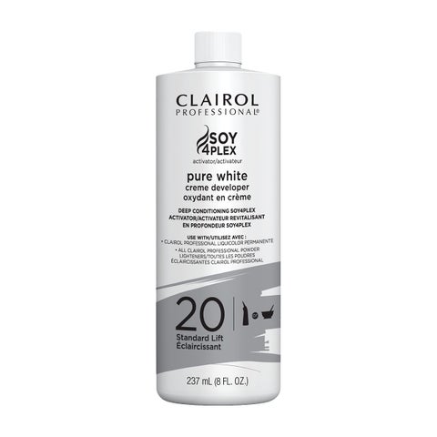 Clairol Professional Clairoxide Pure White 20 Volume Creme Developer 8 Fl Oz Pack of 1