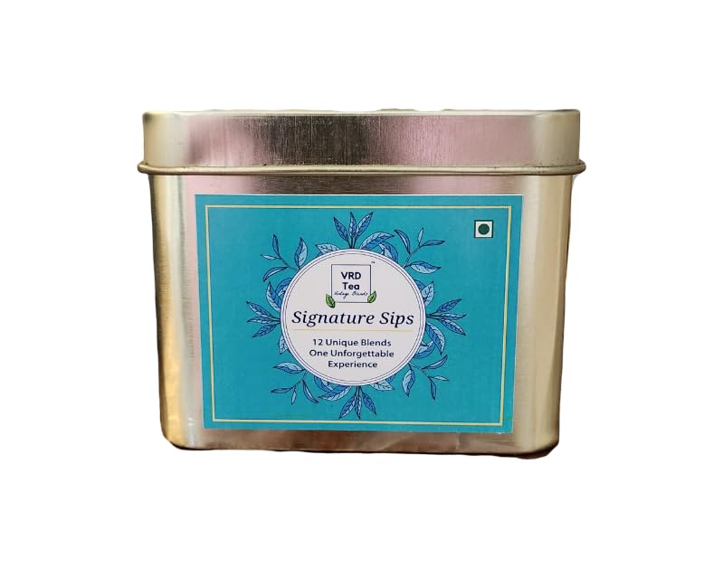 VRD Tea Vintage Blends VRD Tea Signature Sips Trial Pack - Explore 12 Exquisite Tea Varieties - Image 1