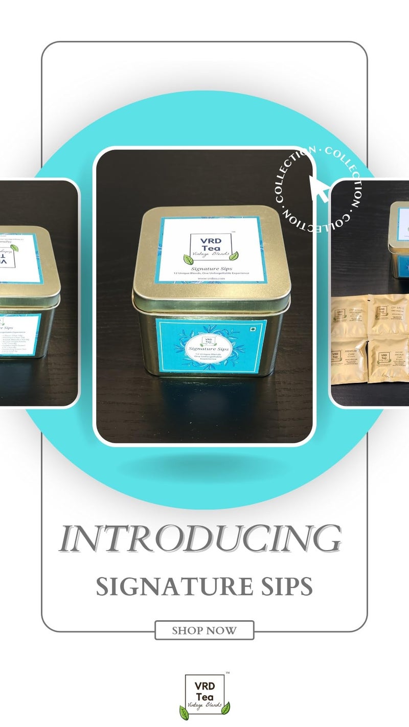 VRD Tea Vintage Blends VRD Tea Signature Sips Trial Pack - Explore 12 Exquisite Tea Varieties - Image 2