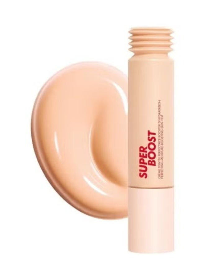 MAKE UP FOR EVER Super Boost Lightweight Moisturizing Skin Tint 30ml – Shade 01 for Very Fair to Light Skin with Neutral Undertones, Infused with Hyaluronic & Polyglutamic Acids - Image 1