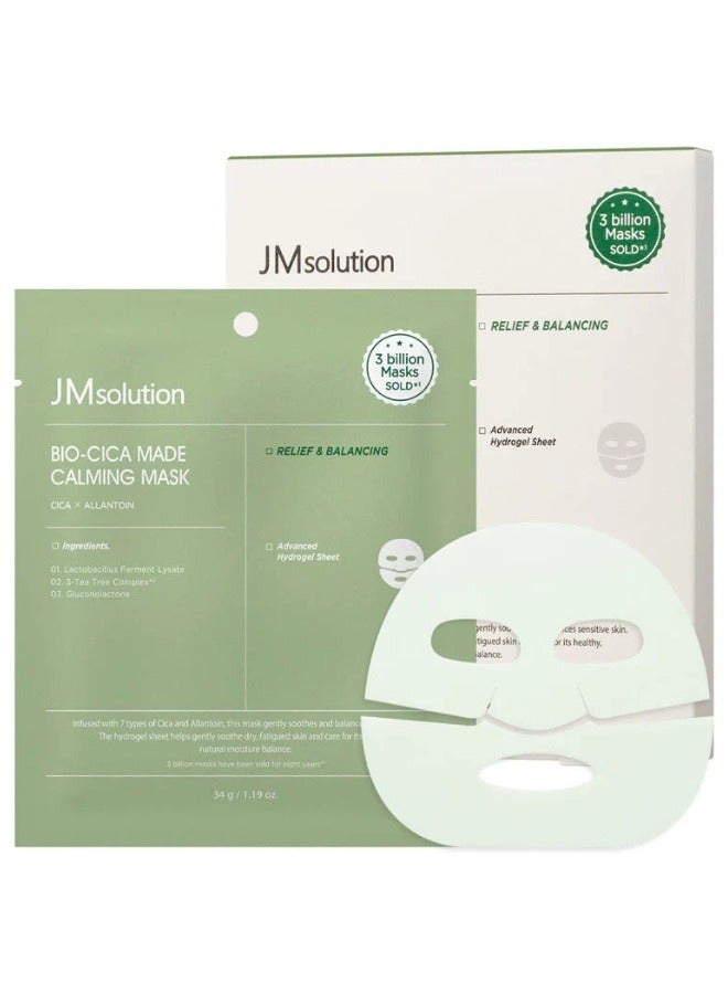 JMsolution Bio-Cica Made Calming Mask 4 Sheets - Image 1