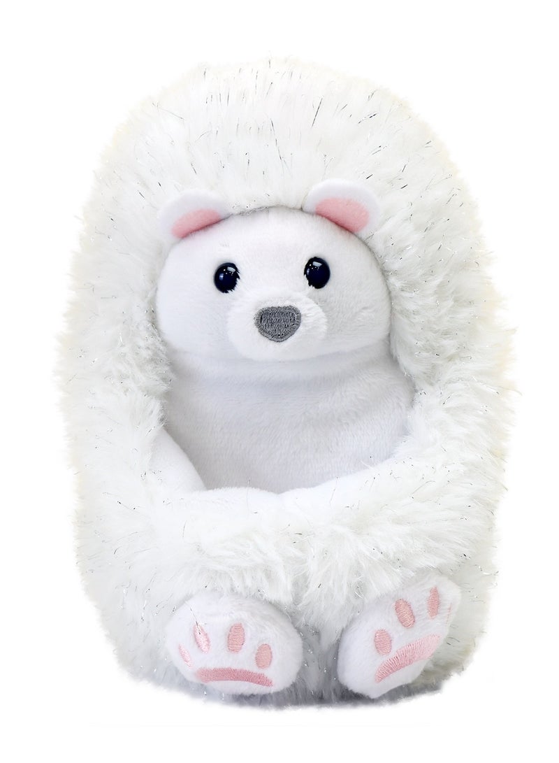 جولدن بير Curlimals Arctic Glow Perry Polar Bear لعبة تفاعلية ناعمة مع أكثر من 75 صوتًا وردود فعل تستجيب للمس بالأضواء هدية حيوانات القطب الشمالي الممتعة للفتيات والفتيان بعمر 3+، أبيض - Image 3