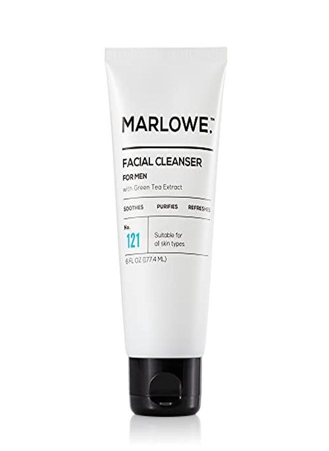 MARLOWE. M BLEND Facial Cleanser For Men 6Oz ; Daily Face Wash With Natural Extracts & Antioxidants ; Soothes Purifies Refreshes ; Thick Lather No More Dry  - Image 2