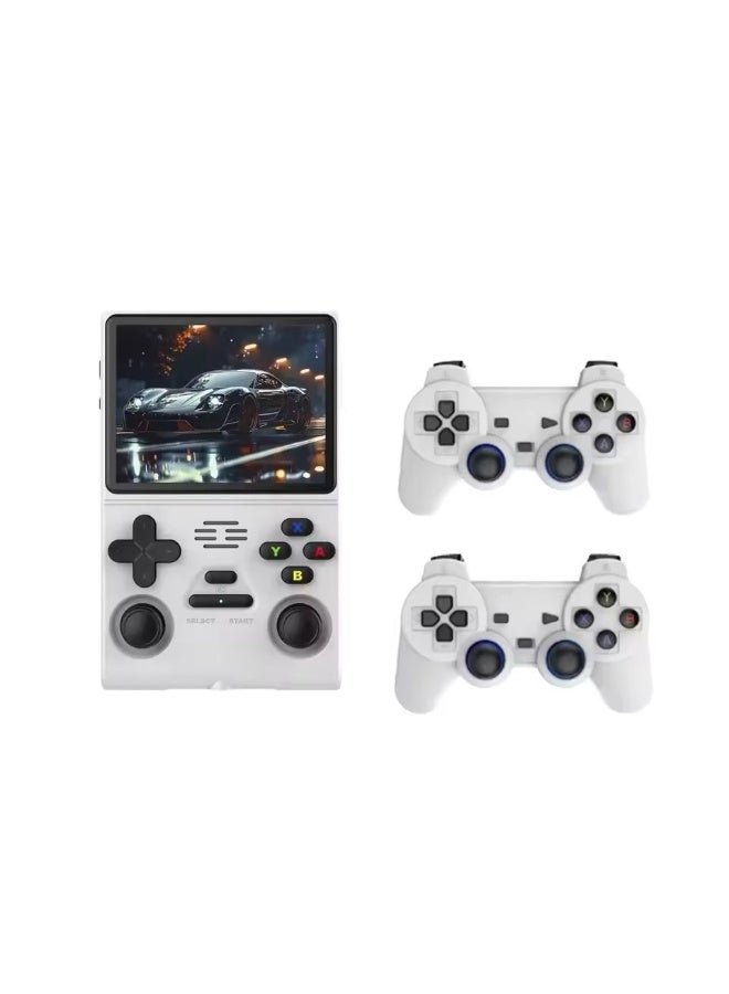 Gulf Trend M18 Pro Retro Games Console 3.5 Inch Screen Portable Handheld Gaming Console with Linux System, 64GB Storage, Classic Arcade Video Games, Rechargeable Battery, Pocket Game Player for Kids & Adults, Retro Entertainment Device for Travel, Home Gaming & Outdoor Fun White - Image 2
