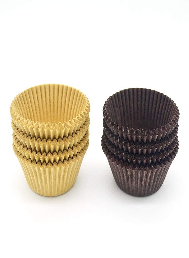 Mombake Standard Natural Coffee Greaseproof Paper Cupcake Liners for Muffins and Cupcakes, 200-Count - Image 4