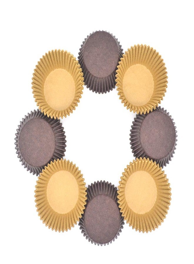 Mombake Standard Natural Coffee Greaseproof Paper Cupcake Liners for Muffins and Cupcakes, 200-Count - Image 3