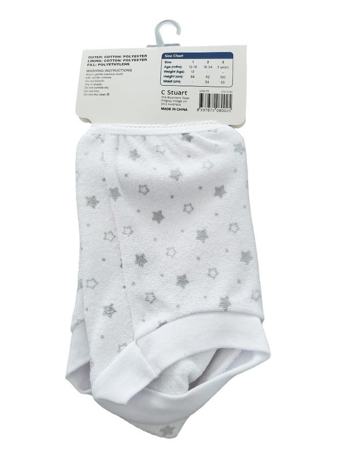 Big Softies Terry Towelling Training Baby Pants-Star Print|Potty Training|Blended Cotton|Ultra Soft & Super Absorbent|Lightweight & Comfortable|Size-3|Ideal for 3 years-Unisex - Image 3