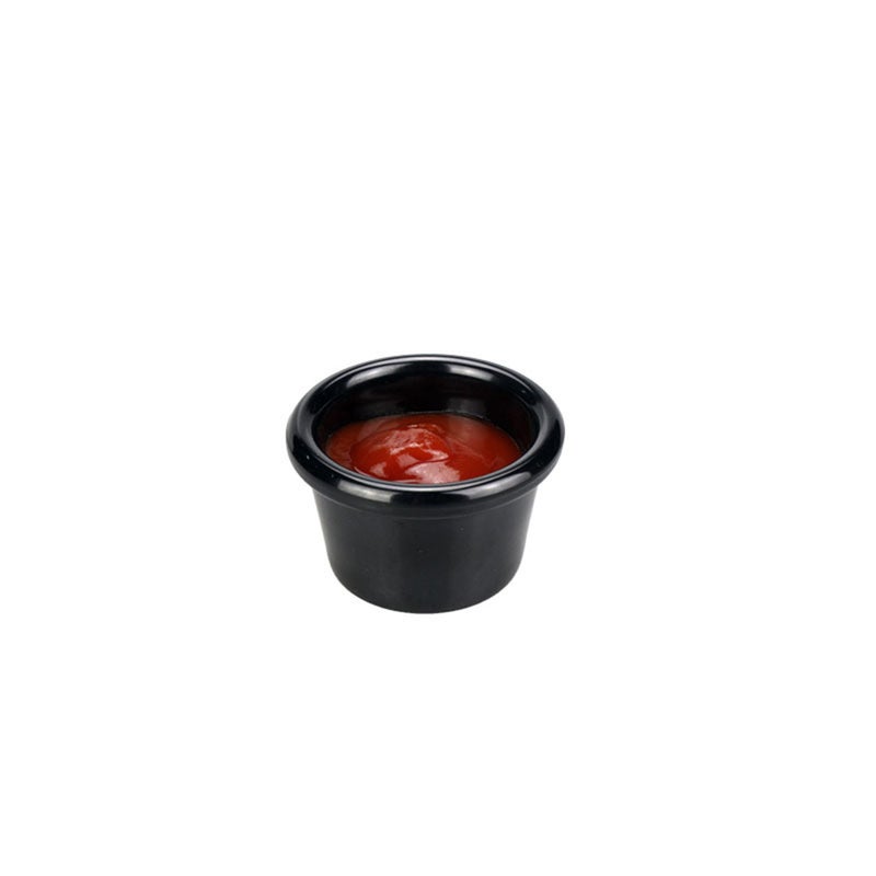 🍳 كوب ميلامين أسود صغير قابل لإعادة الاستخدام للمطعم والمنزل - Image 2