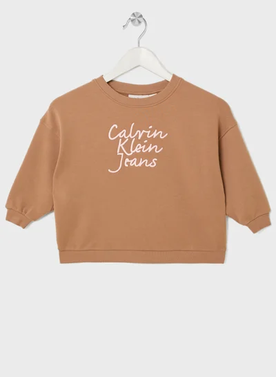 كالفن كلاين جينز Kids Graphic Logo Sweatshirt