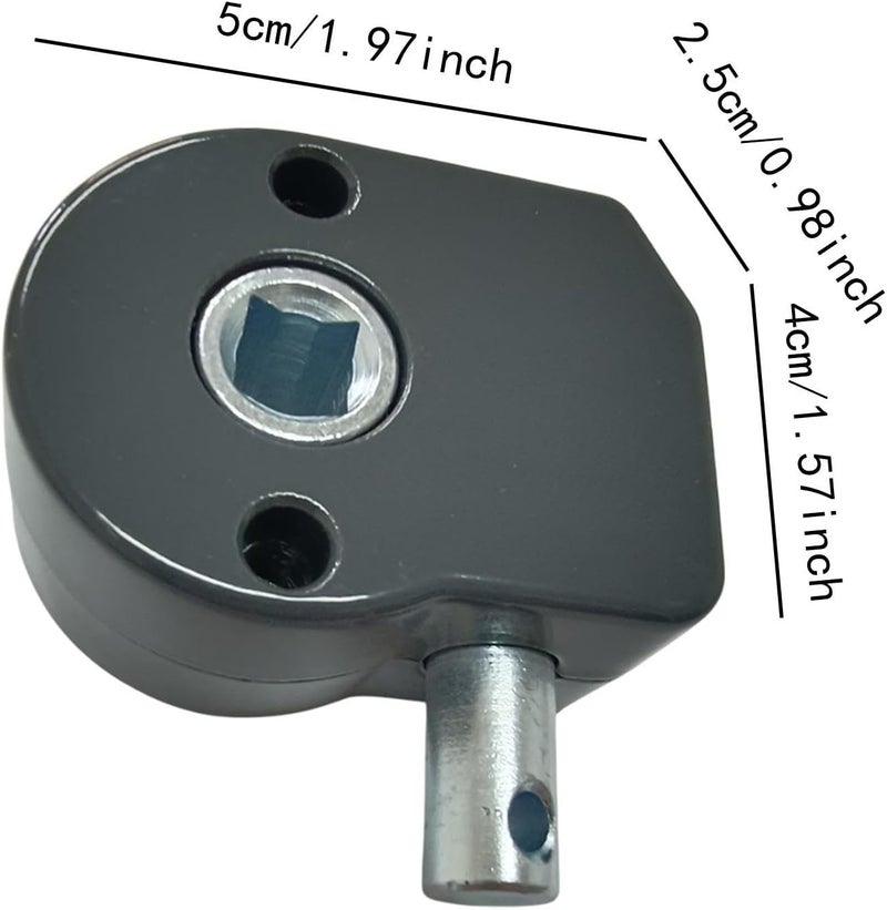 Patio Canopy Awning Gearbox Crank Gear, Aluminium Alloy - Image 2