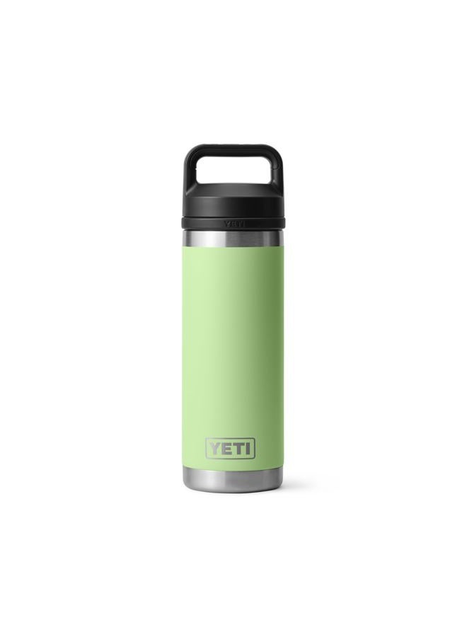 YETI Rambler 18 oz Bottle, Vacuum Insulated, Stainless Steel with Chug Cap, Key Lime - Image 1