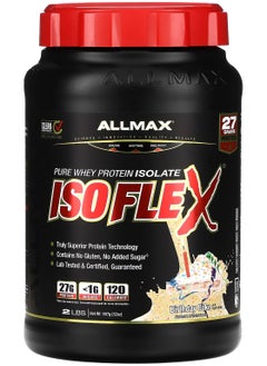 Isoflex, 100% Pure Whey Protein Isolate, Birthday Cake with Sprinkles, 2 lbs (907 g)