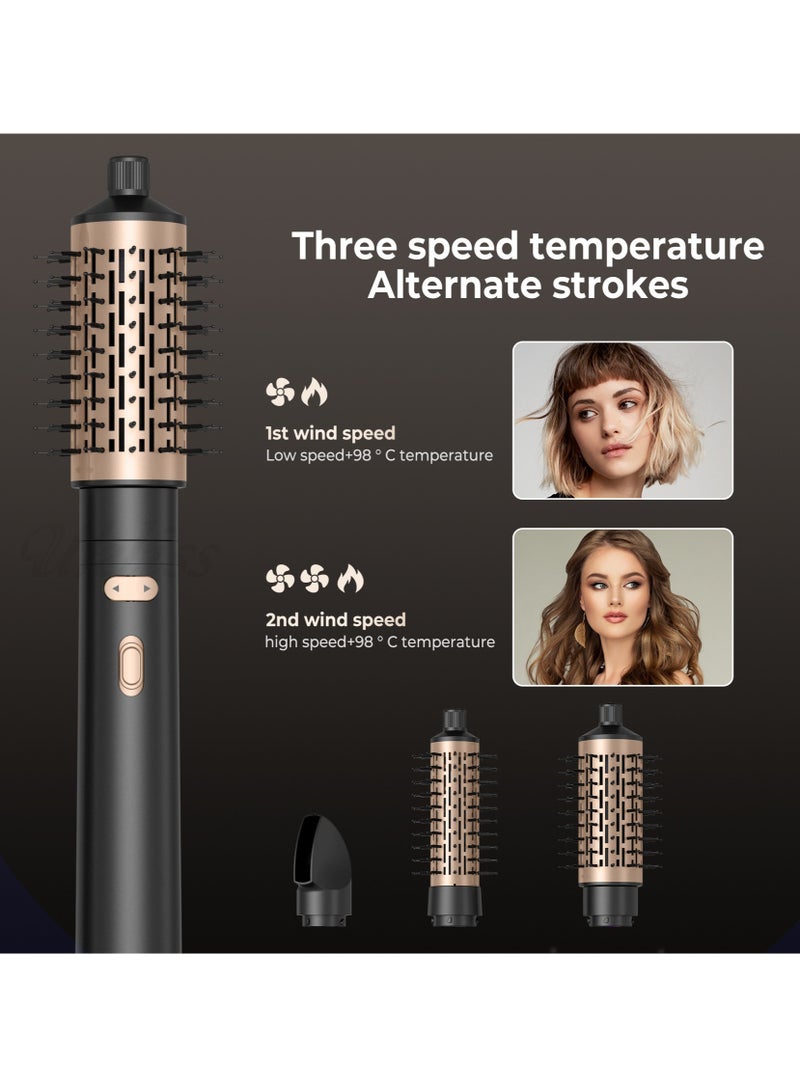 general Brushed curling comb, multi-functional dual-purpose hair dryer, hair straightener, automatic three-in-one hot air curler. - Image 3