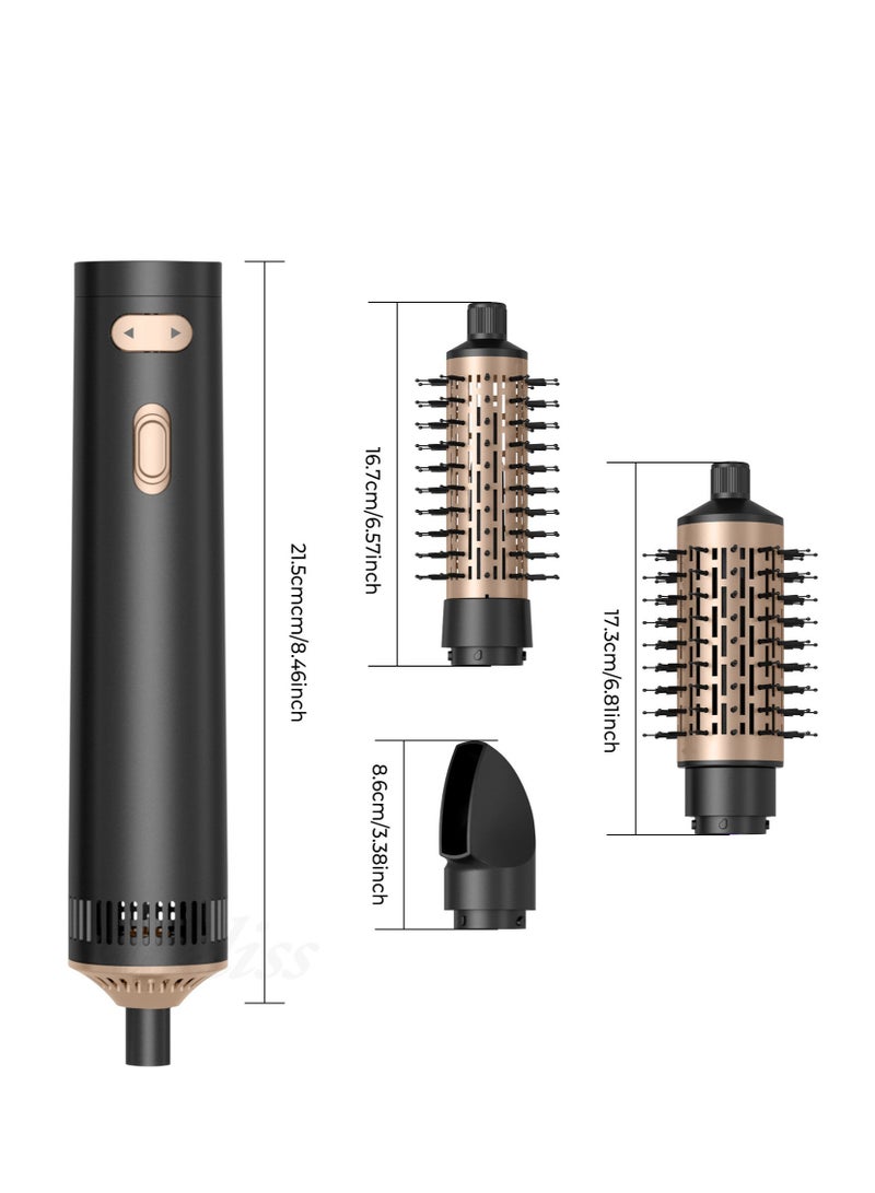 general Brushed curling comb, multi-functional dual-purpose hair dryer, hair straightener, automatic three-in-one hot air curler. - Image 5