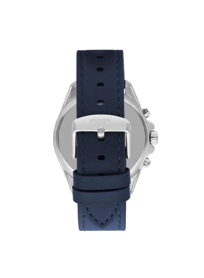 Lee Cooper Men's Leather Multi Function Watch LC07598.399 - 46 mm