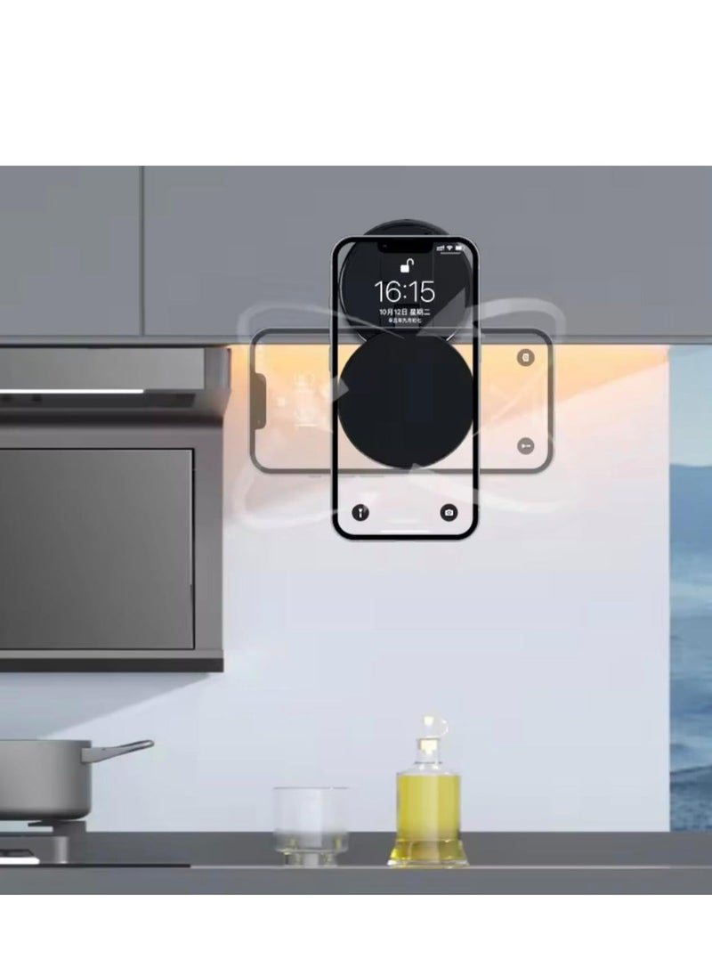 Vacuum Suction Magnetic Car Phone Holder with 360° Rotation - Image 2