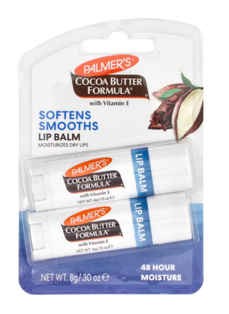 PALMER'S - Palmer's, Cocoa Butter Formula Smooths Lip Balm 2PCS - Image 1