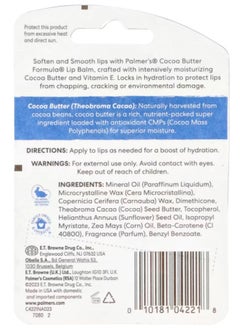 PALMER'S Palmer's, Cocoa Butter Formula Smooths Lip Balm 2PCS  - Image 3