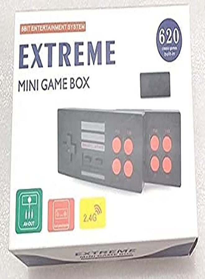 Careflection ||plug & play wireless video game for kids (8 bit retro built-in games) for up to 2 players-Plastic,Multi color - Image 4