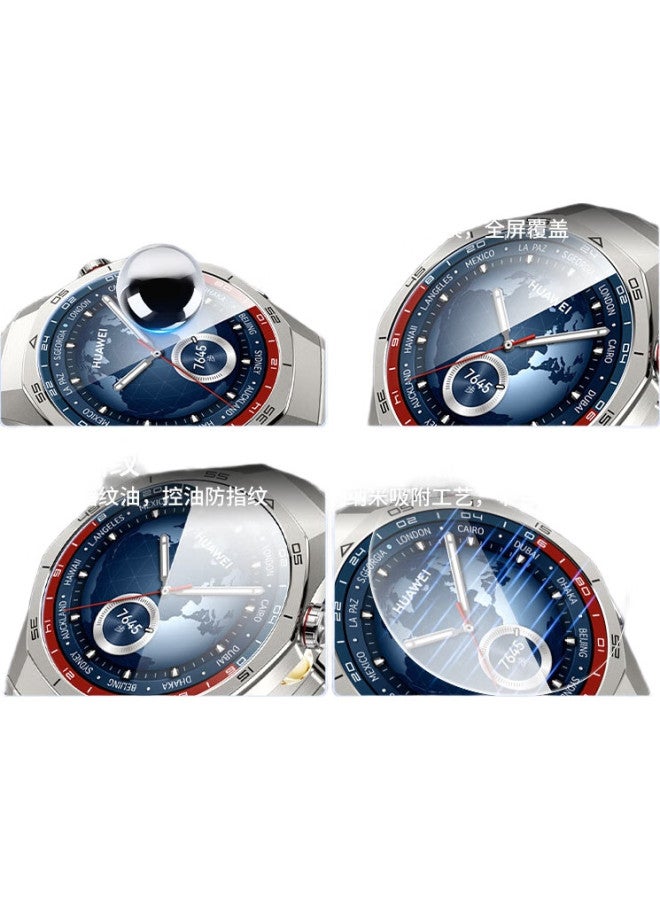 Smorss [2 Pieces Deluxe] Suitable For Huawei Watch Gt5Pro Protective Film Huawei Watch Gt5Pro Tempered Film Smart Watch Film Full Coverage Hd Anti-Scratch Sticker 46Mm - Image 3