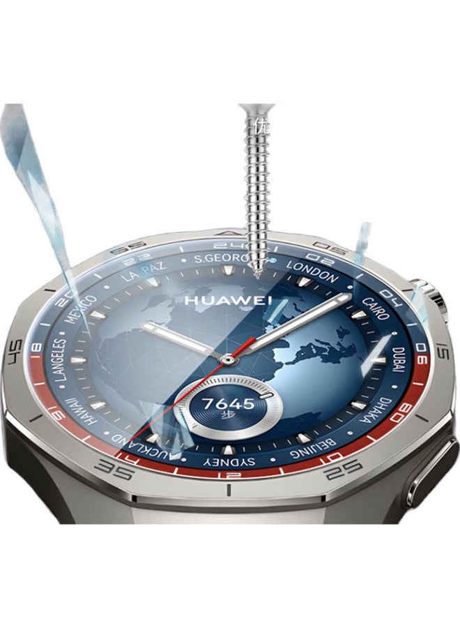 Smorss [2 Pieces Deluxe] Suitable For Huawei Watch Gt5Pro Protective Film Huawei Watch Gt5Pro Tempered Film Smart Watch Film Full Coverage Hd Anti-Scratch Sticker 46Mm - Image 2