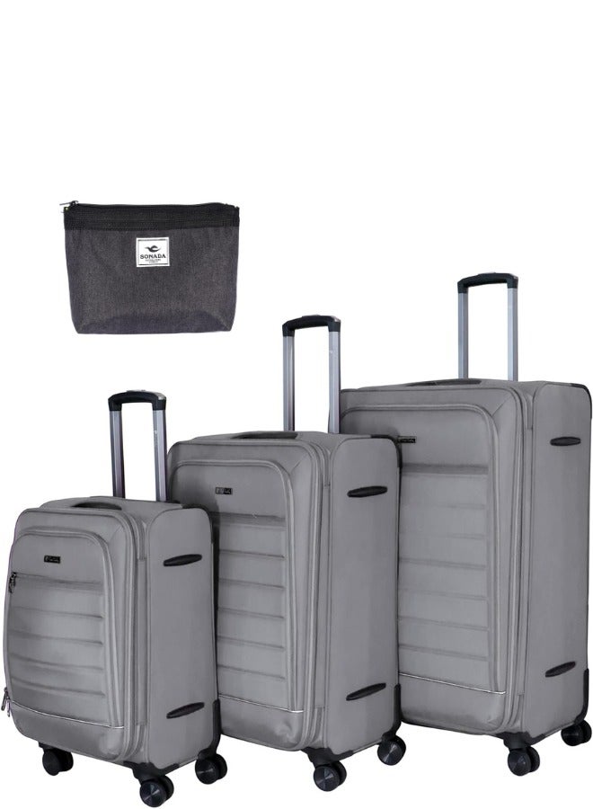 pierre cardin Softside Luggage Set of 3  - Image 1