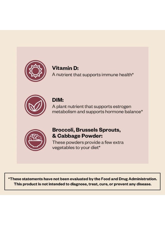 MENOLABS MENOLABS Athena’s Shield | DIM Supplement + D3 with BioPerine for Women | Estrogen Balance | Hormonal Acne & Immune Support | Perimenopause & Menopause Hot Flash Relief - Image 4
