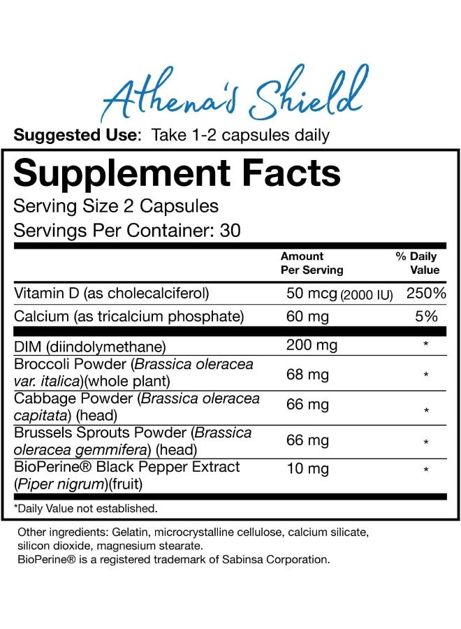 MENOLABS MENOLABS Athena’s Shield | DIM Supplement + D3 with BioPerine for Women | Estrogen Balance | Hormonal Acne & Immune Support | Perimenopause & Menopause Hot Flash Relief - Image 5