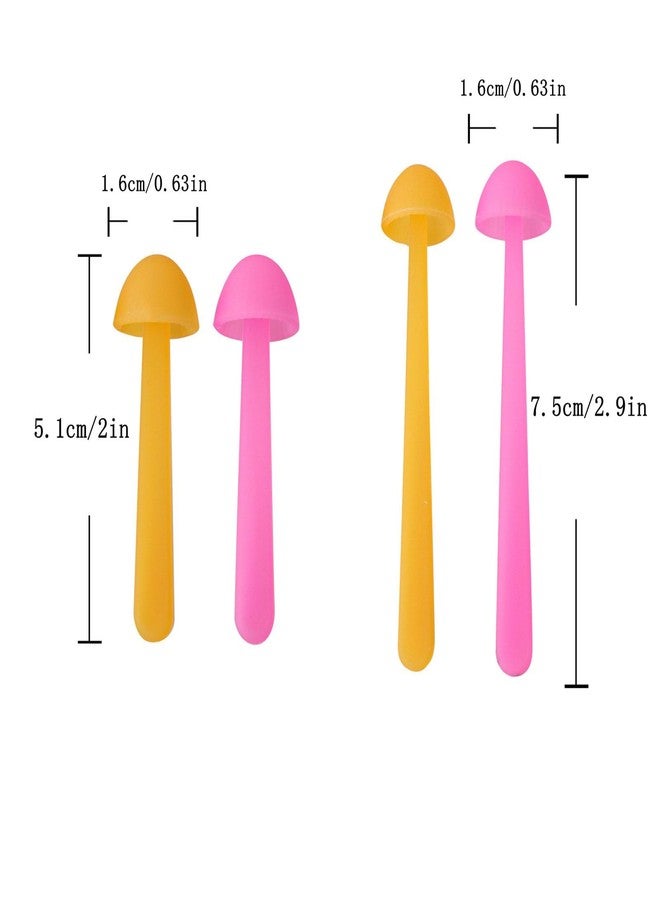 YAMHOHO Mini Mushroom Bookmark Set (4-Piece) Dual Sizes, Dual Colors Available Soft, Flexible Silicone Material Fun Christmas Stocking Stuffer Ideal Gift for Bookworms and Teachers - Image 2