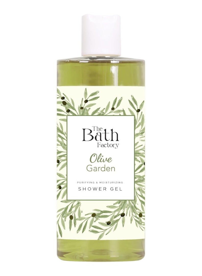 The Bath Factory Olive Garden Shower Gel 400 ml – Gentle Cleanser for Radiant Skin - Image 1