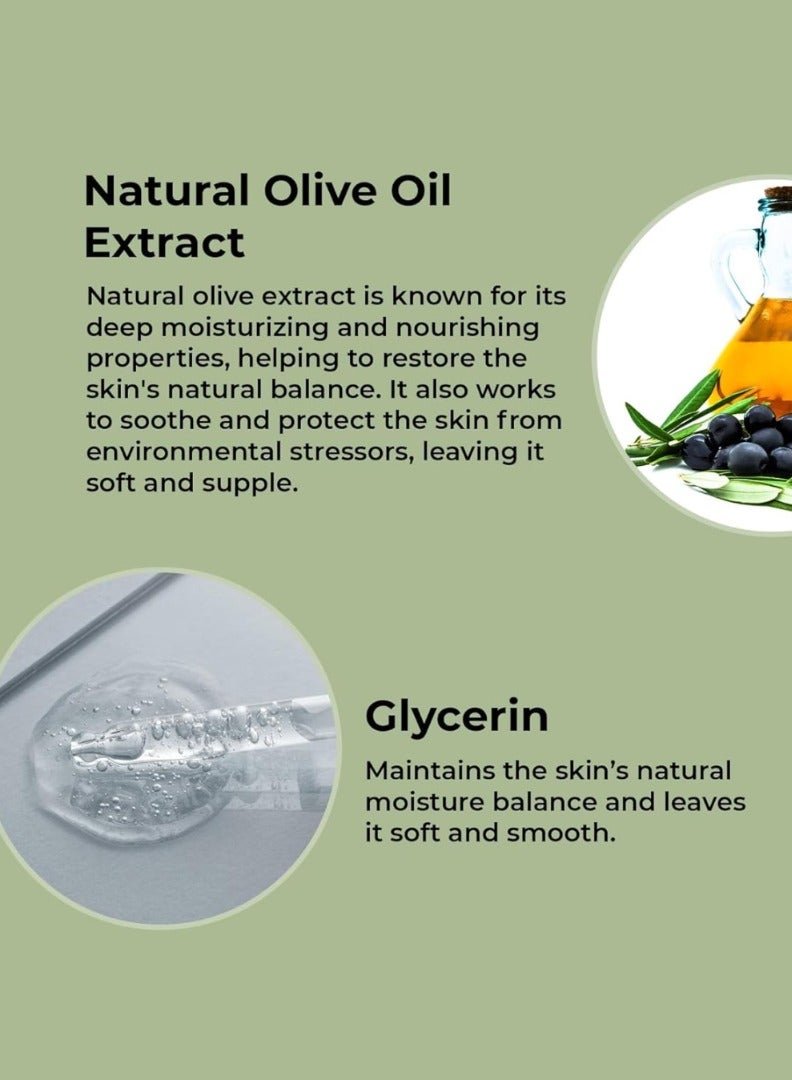 The Bath Factory Olive Garden Shower Gel 400 ml – Gentle Cleanser for Radiant Skin - Image 4