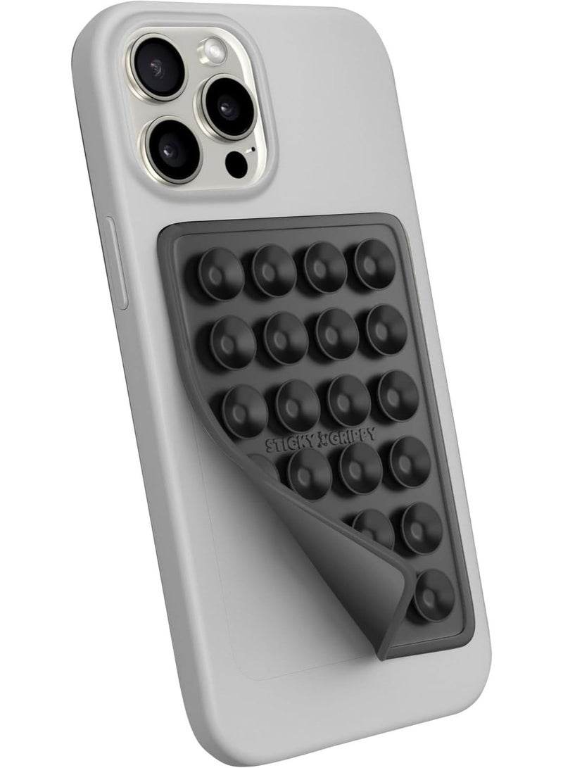 حامل هاتف شفط، ملحق هاتف لاصق من السيليكون لأجهزة iPhone وAndroid، حامل هاتف للاستحمام بمرآة لعبة فيدجيت بدون استخدام اليدين، مقاطع فيديو وصور شخصية على تيك توك - Image 1