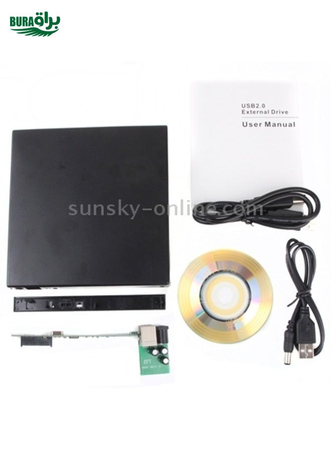 BURAQ Laptop USB 2.0 Slim Portable Optical DVD / CD Rewritable Drive (SATA)  - Image 5