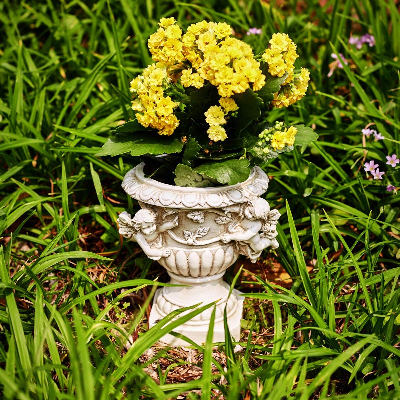 Floryden Cherub Angel Planters, Cherub Planter Flower Pots with Drain Hole for All House Plants, Patio Yard Decor, Polyresin, 8.46" H - Image 4